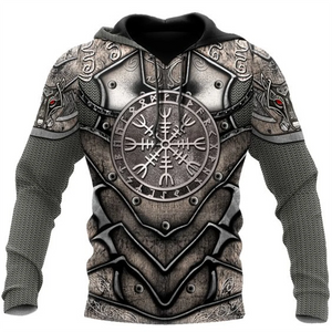 Viking Wolf And Dragon Tattoo hoodie
