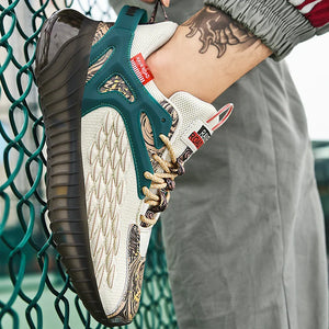 Mens Casual Shoes Tenis Luxury Trainer Race