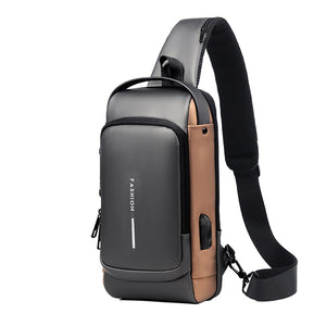Multifunction Anti-theft USB Shoulder Bag Crossbody