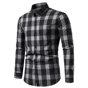 Men's High Quality Business Casual Silk Smooth Shirt