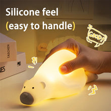 Cute Bear Silicone Night Light 3 Levels Table Lamp For Children Kid Bedroom