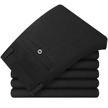 MYDBSH Men Khakis Twill Pants Ropa Casual Hombre Mid-low Rise Khakis Pants Men's Solid Clothing