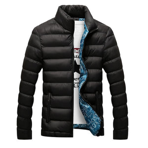 Men 2019 Fashion Stand Collar Parka winter Jacket M-6XL